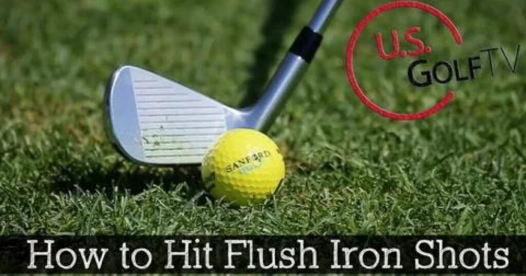 how to address golf ball with irons