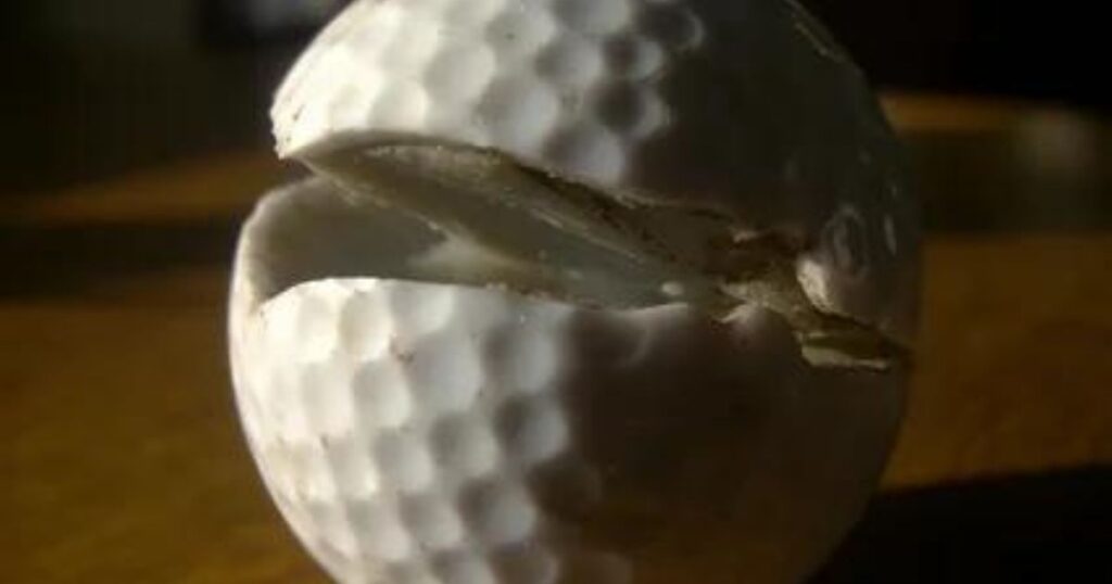 how to remove logo from golf ball