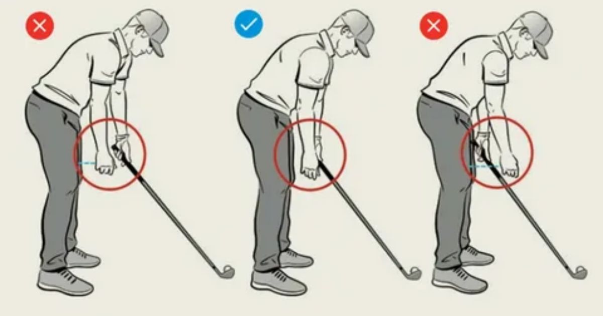 How Far To Stand Away From Golf Ball?