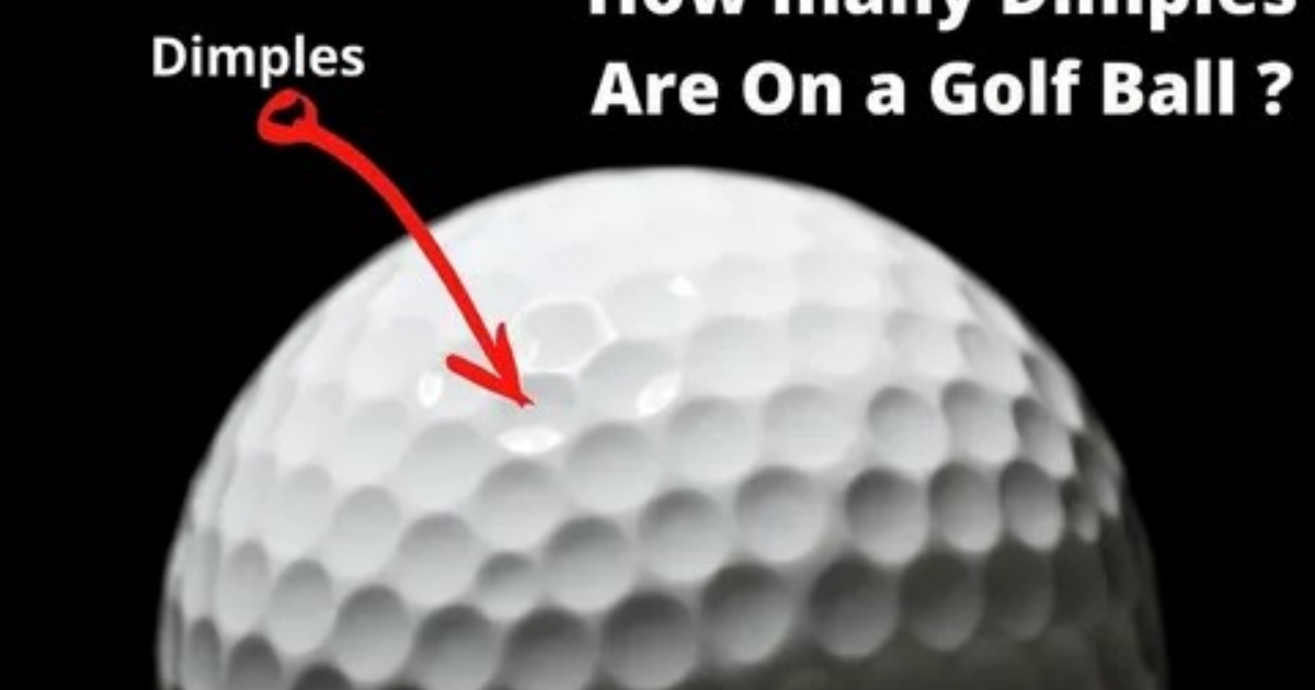 how many dimples are on a regulation golf ball