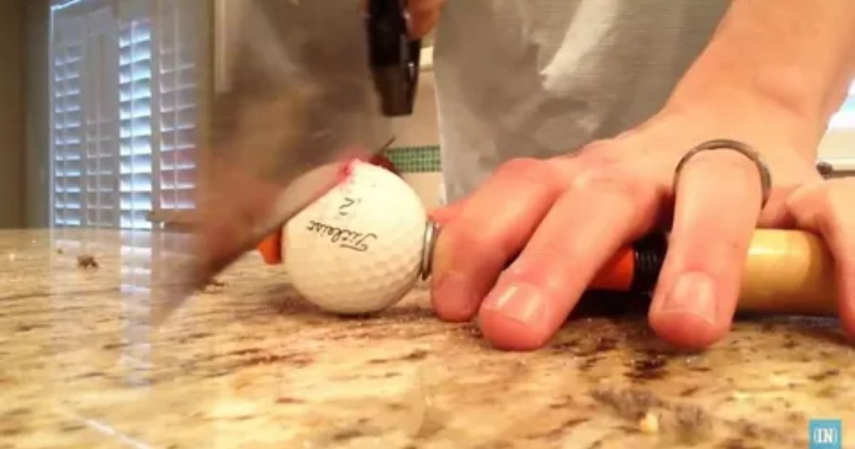 What Does the Inside of a Golf Ball Look Like?