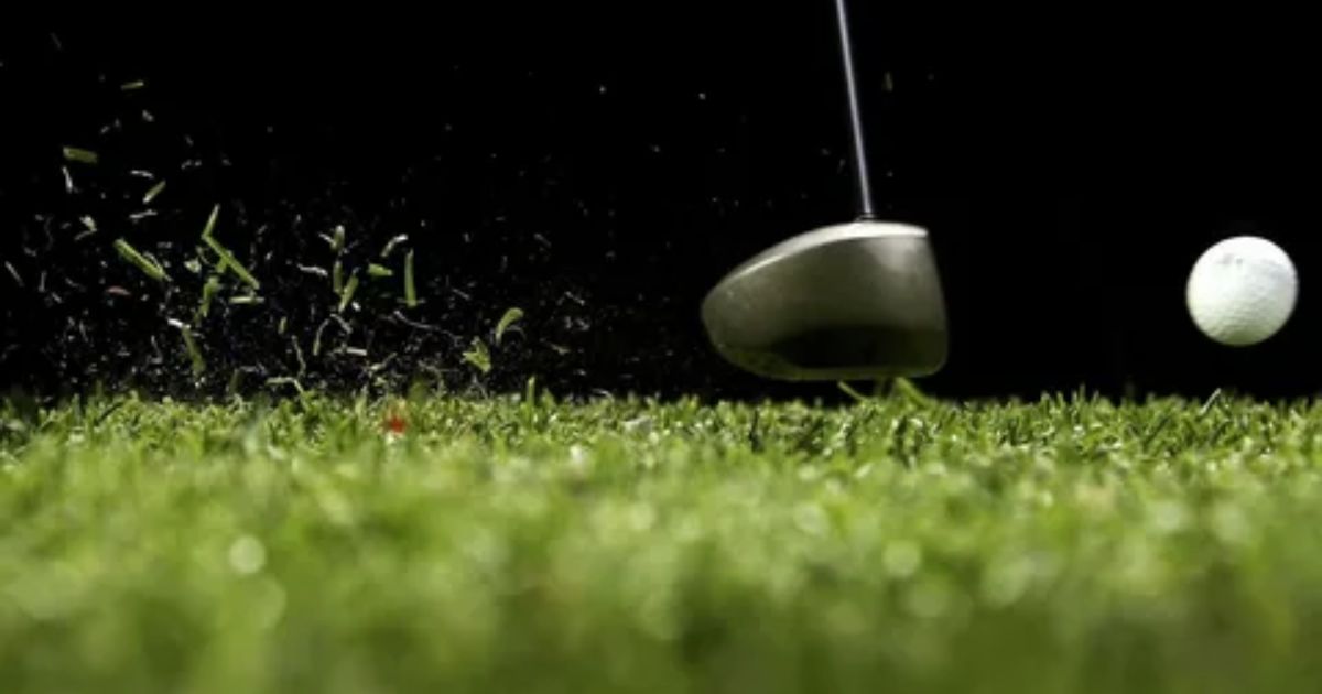 A Golf Ball Strikes A Hard Smooth Floor