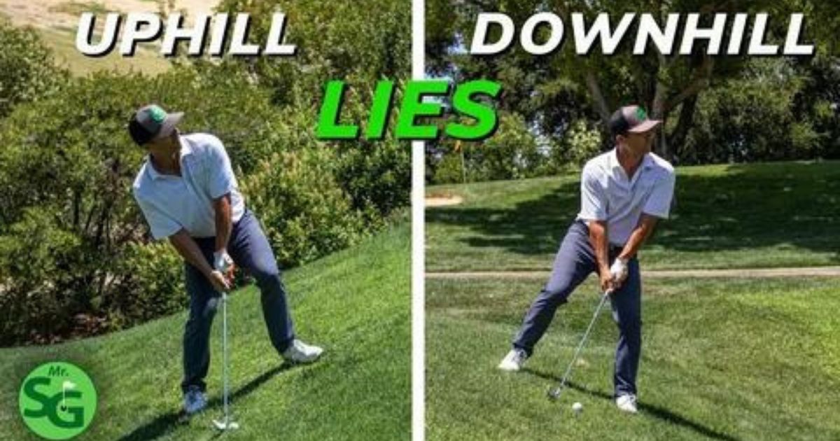 How To Hit A Golf Ball On A Downhill Lie